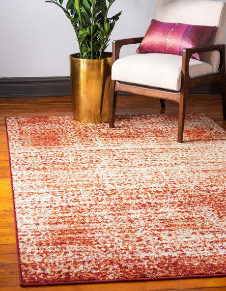 Terracotta 9' x 12' Autumn Rectangle Area Rug 100% Polypropylene Durable Jute Backing Living Dining Room Bedroom Office Modern Decor Carpet for Sale at Rug Engine