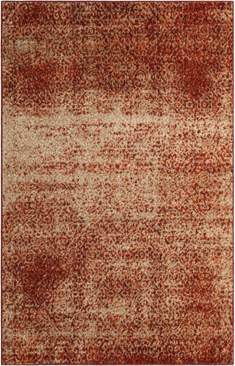 Terracotta 5' 3 x 8' Autumn Rectangle Area Rug 100% Polypropylene Durable Jute Backing Living Dining Room Bedroom Office Modern Decor Carpet for Sale at Rug Engine