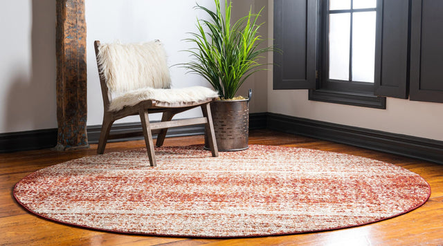 Terracotta 7' 10 x 7' 10 Autumn Round Area Rug 100% Polypropylene Durable Jute Backing Living Dining Room Bedroom Office Modern Decor Carpet for Sale at Rug Engine