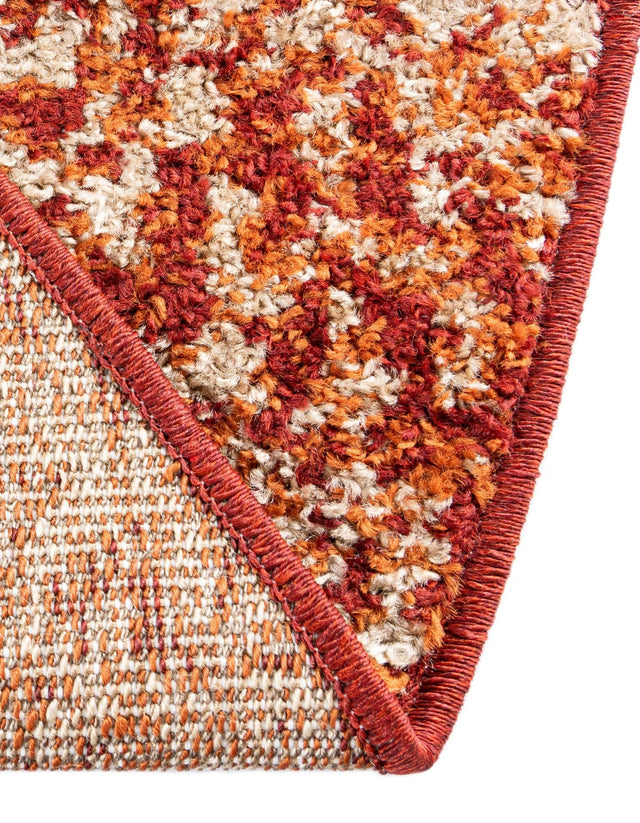 Terracotta 7' 10 x 7' 10 Autumn Round Area Rug 100% Polypropylene Durable Jute Backing Living Dining Room Bedroom Office Modern Decor Carpet for Sale at Rug Engine