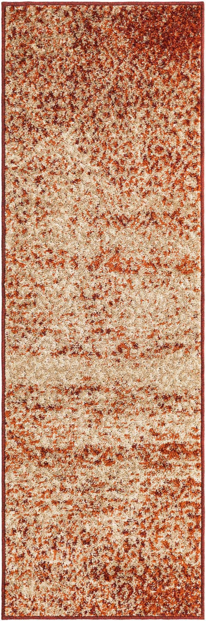Terracotta 2' x 6' 1 Autumn Runner Area Rug 100% Polypropylene Durable Jute Backing Living Dining Room Bedroom Office Modern Decor Carpet for Sale at Rug Engine