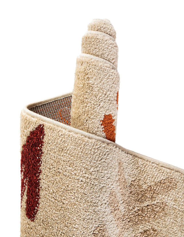 Beige 2' x 3' 1 Autumn Rectangle Area Rug 100% Polypropylene Durable Jute Backing Living Dining Room Bedroom Office Modern Decor Carpet for Sale at Rug Engine