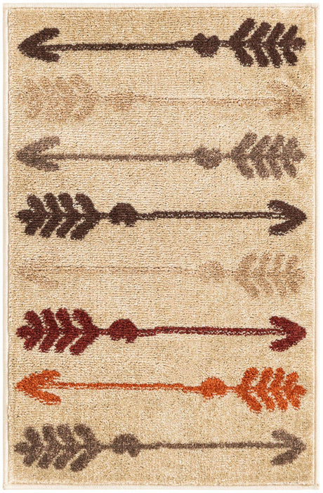 Beige 2' x 3' 1 Autumn Rectangle Area Rug 100% Polypropylene Durable Jute Backing Living Dining Room Bedroom Office Modern Decor Carpet for Sale at Rug Engine