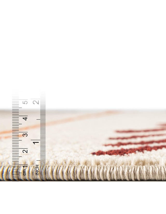 Beige 3' 1 x 3' 1 Autumn Round Area Rug 100% Polypropylene Durable Jute Backing Living Dining Room Bedroom Office Modern Decor Carpet for Sale at Rug Engine