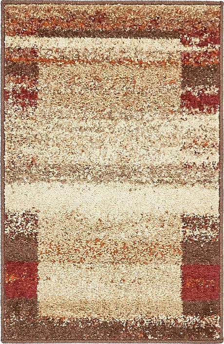 Beige 2' x 3' 1 Autumn Rectangle Area Rug 100% Polypropylene Durable Jute Backing Living Dining Room Bedroom Office Modern Decor Carpet for Sale at Rug Engine