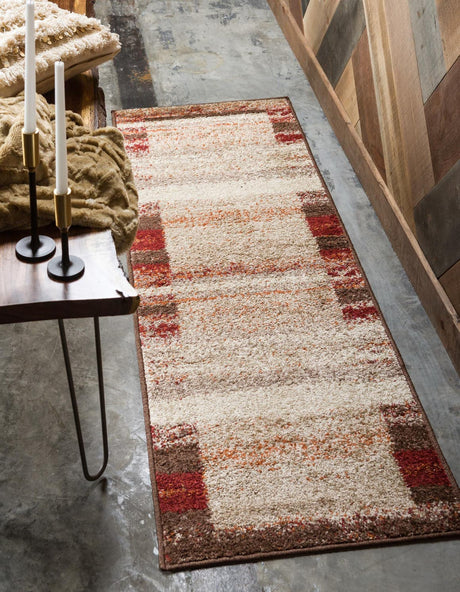 Beige 2' 7 x 10' Autumn Runner Area Rug 100% Polypropylene Durable Jute Backing Living Dining Room Bedroom Office Modern Decor Carpet for Sale at Rug Engine