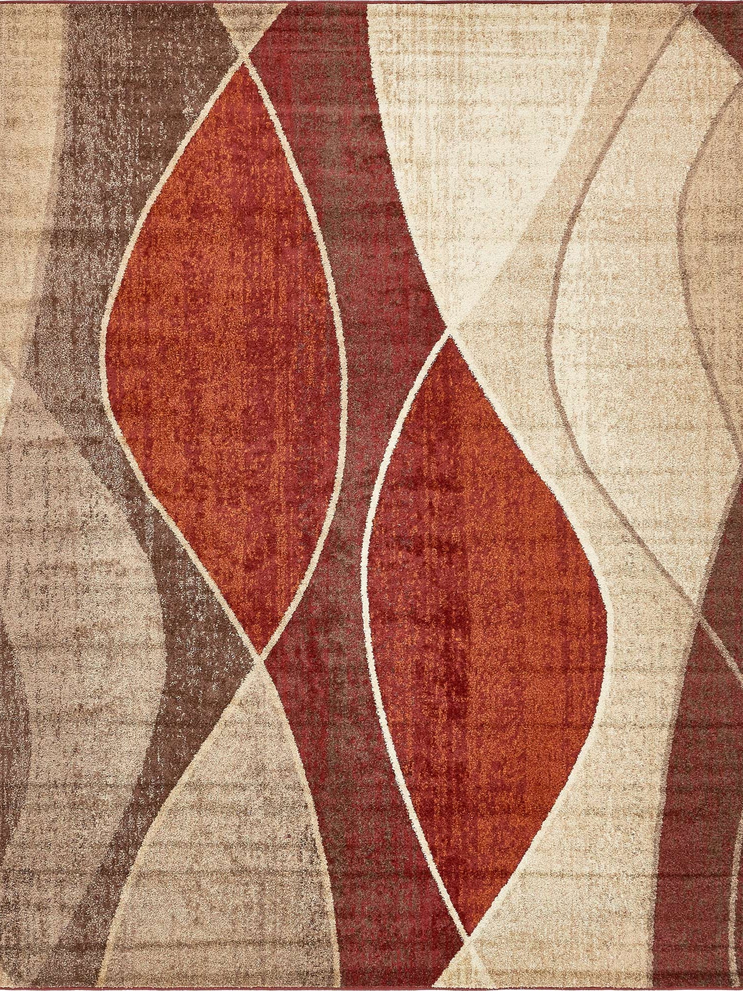 Multicolor 9' x 12' Autumn Rectangle Area Rug 100% Polypropylene Durable Jute Backing Living Dining Room Bedroom Office Modern Decor Carpet for Sale at Rug Engine