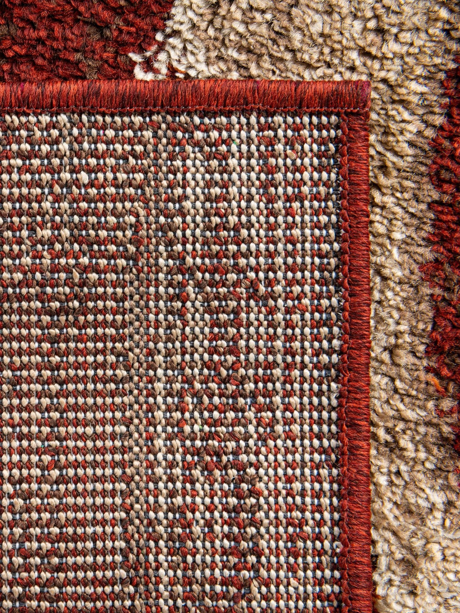 Multicolor 2' x 6' 1 Autumn Runner Area Rug 100% Polypropylene Durable Jute Backing Living Dining Room Bedroom Office Modern Decor Carpet for Sale at Rug Engine
