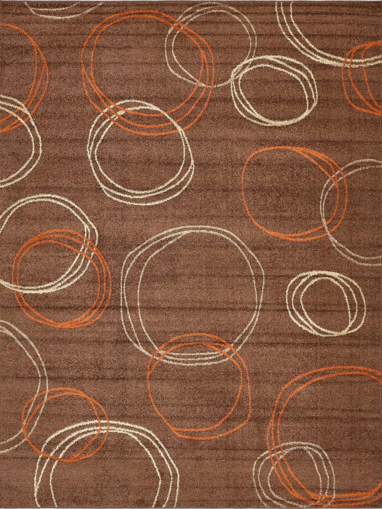 Brown 9' x 12' 2 Autumn Rectangle Area Rug 100% Polypropylene Durable Jute Backing Living Dining Room Bedroom Office Modern Decor Carpet for Sale at Rug Engine