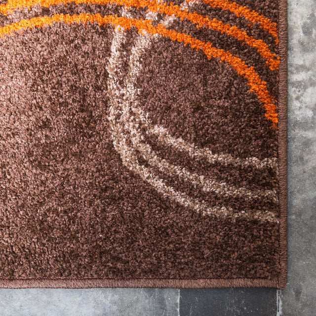 Brown 8' x 10' Autumn Rectangle Area Rug 100% Polypropylene Durable Jute Backing Living Dining Room Bedroom Office Modern Decor Carpet for Sale at Rug Engine