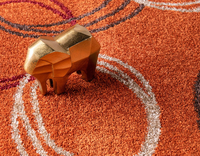 Terracotta 2' x 3' 1 Autumn Rectangle Area Rug 100% Polypropylene Durable Jute Backing Living Dining Room Bedroom Office Modern Decor Carpet for Sale at Rug Engine