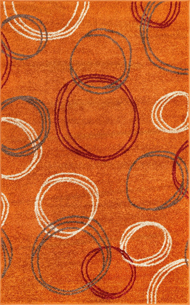 Terracotta 5' 1 x 8' Autumn Rectangle Area Rug 100% Polypropylene Durable Jute Backing Living Dining Room Bedroom Office Modern Decor Carpet for Sale at Rug Engine