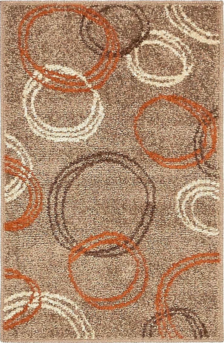 Light Brown 2' x 3' 1 Autumn Rectangle Area Rug 100% Polypropylene Durable Jute Backing Living Dining Room Bedroom Office Modern Decor Carpet for Sale at Rug Engine