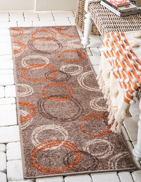 Light Brown 2' x 6' 1 Autumn Runner Area Rug 100% Polypropylene Durable Jute Backing Living Dining Room Bedroom Office Modern Decor Carpet for Sale at Rug Engine