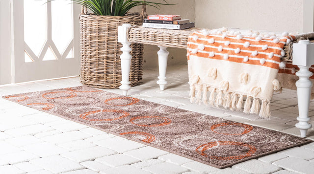 Light Brown 2' x 6' 1 Autumn Runner Area Rug 100% Polypropylene Durable Jute Backing Living Dining Room Bedroom Office Modern Decor Carpet for Sale at Rug Engine