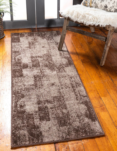 Brown 2' 7 x 10' Autumn Runner Area Rug 100% Polypropylene Durable Jute Backing Living Dining Room Bedroom Office Modern Decor Carpet for Sale at Rug Engine