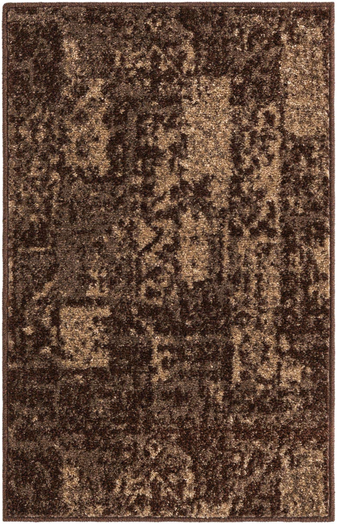 Brown 2' x 3' 1 Autumn Rectangle Area Rug 100% Polypropylene Durable Jute Backing Living Dining Room Bedroom Office Modern Decor Carpet for Sale at Rug Engine