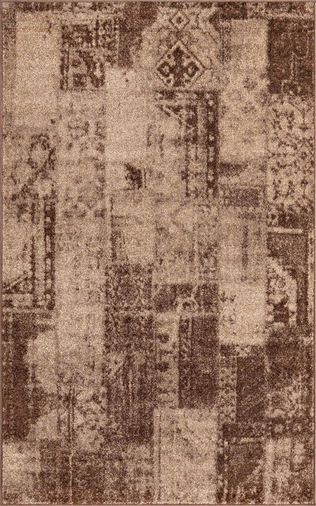 Brown 5' 3 x 8' Autumn Rectangle Area Rug 100% Polypropylene Durable Jute Backing Living Dining Room Bedroom Office Modern Decor Carpet for Sale at Rug Engine
