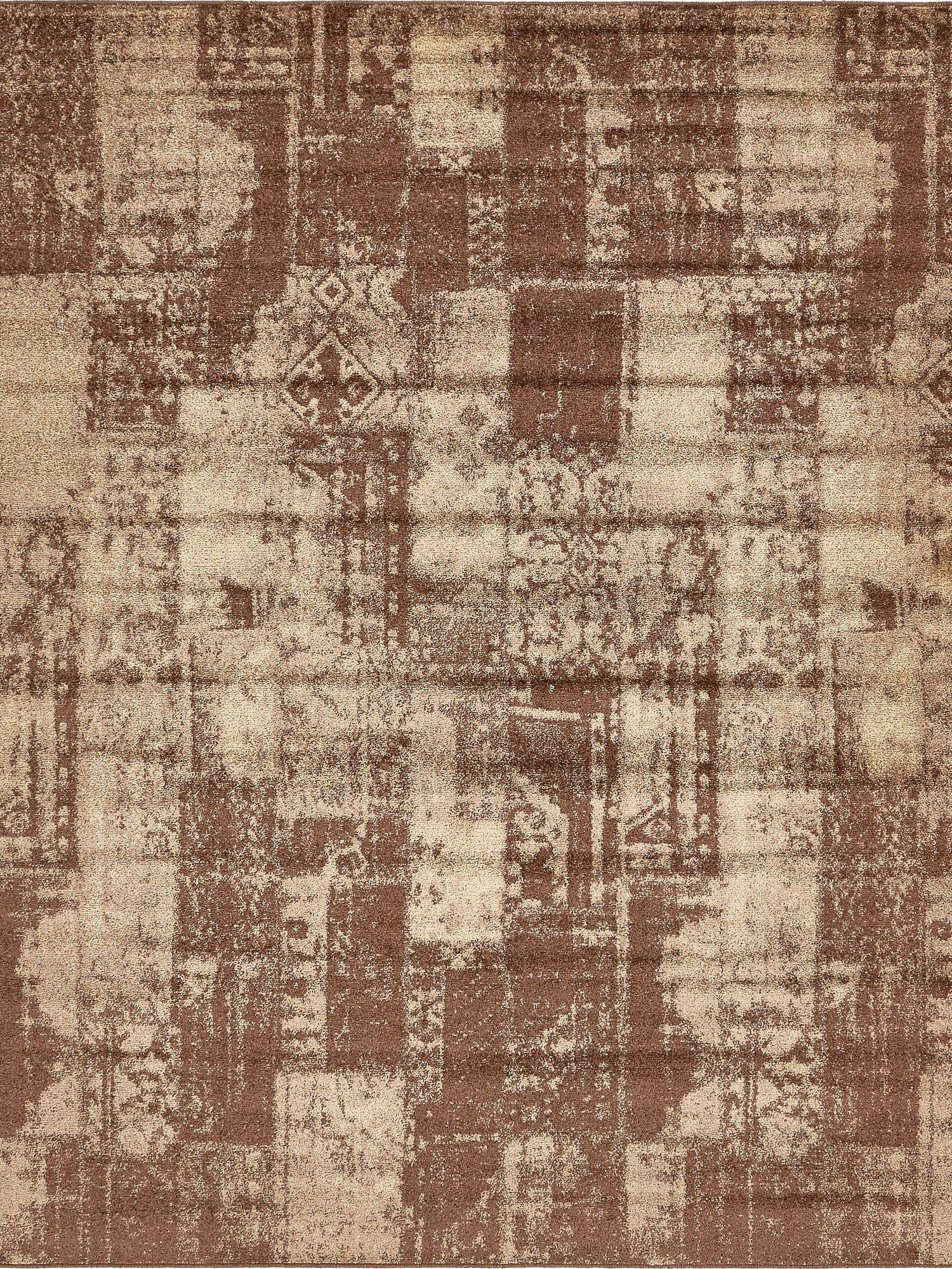 Brown 7' 10 x 10' Autumn Rectangle Area Rug 100% Polypropylene Durable Jute Backing Living Dining Room Bedroom Office Modern Decor Carpet for Sale at Rug Engine