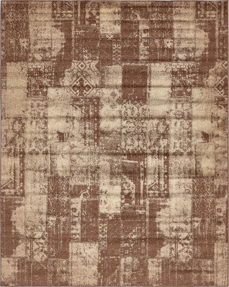 Brown 7' 10 x 10' Autumn Rectangle Area Rug 100% Polypropylene Durable Jute Backing Living Dining Room Bedroom Office Modern Decor Carpet for Sale at Rug Engine