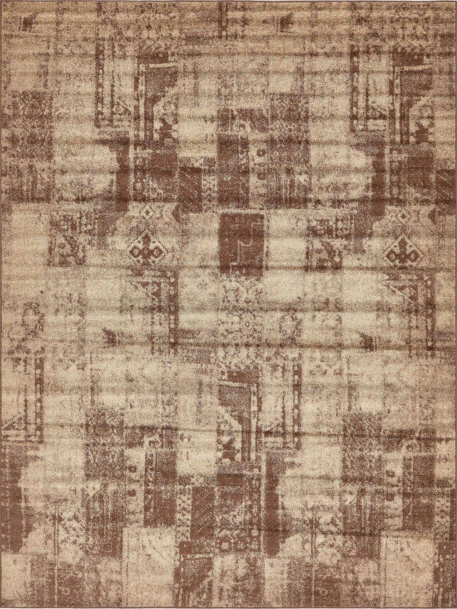 Brown 9' x 12' Autumn Rectangle Area Rug 100% Polypropylene Durable Jute Backing Living Dining Room Bedroom Office Modern Decor Carpet for Sale at Rug Engine