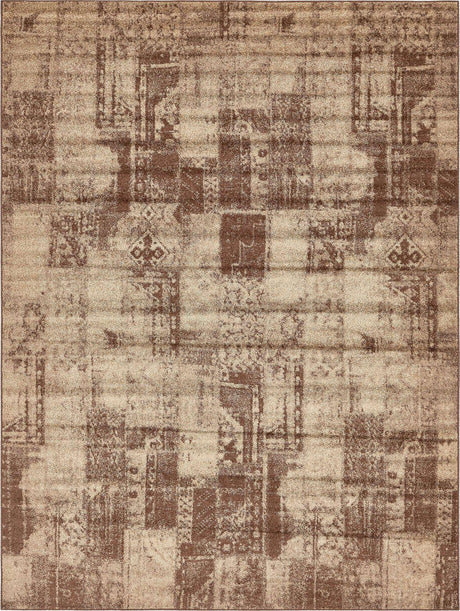 Brown 9' x 12' Autumn Rectangle Area Rug 100% Polypropylene Durable Jute Backing Living Dining Room Bedroom Office Modern Decor Carpet for Sale at Rug Engine