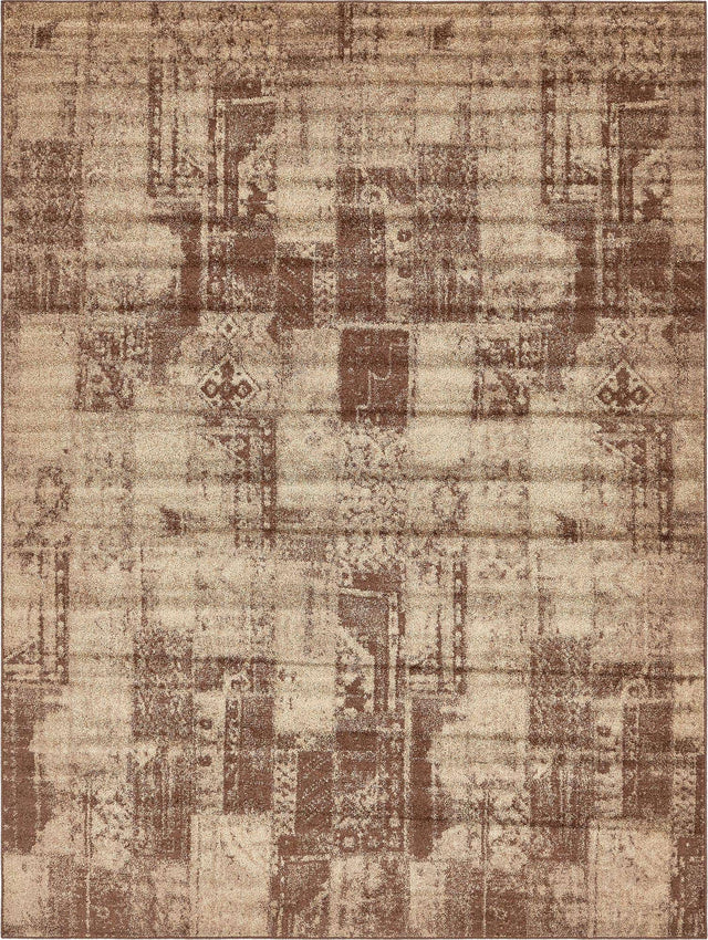 Brown 9' x 12' Autumn Rectangle Area Rug 100% Polypropylene Durable Jute Backing Living Dining Room Bedroom Office Modern Decor Carpet for Sale at Rug Engine