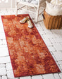Terracotta 2' 7 x 10' Autumn Runner Area Rug 100% Polypropylene Durable Jute Backing Living Dining Room Bedroom Office Modern Decor Carpet for Sale at Rug Engine