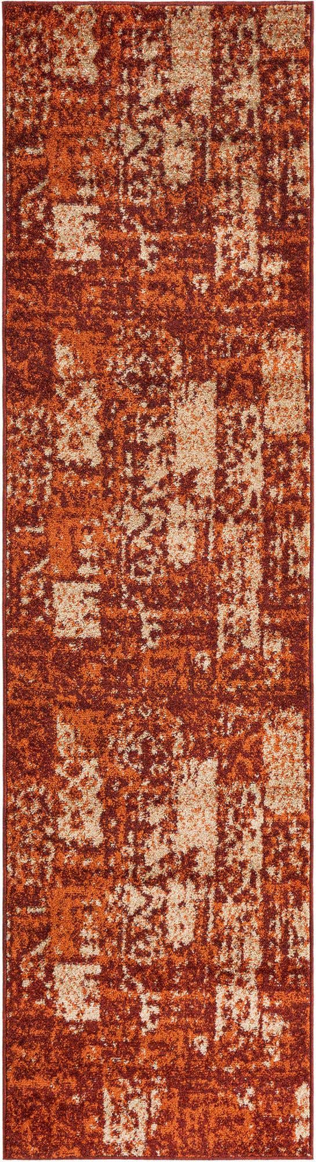 Terracotta 2' 7 x 10' Autumn Runner Area Rug 100% Polypropylene Durable Jute Backing Living Dining Room Bedroom Office Modern Decor Carpet for Sale at Rug Engine