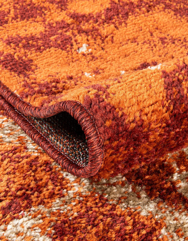 Terracotta 9' x 12' Autumn Rectangle Area Rug 100% Polypropylene Durable Jute Backing Living Dining Room Bedroom Office Modern Decor Carpet for Sale at Rug Engine
