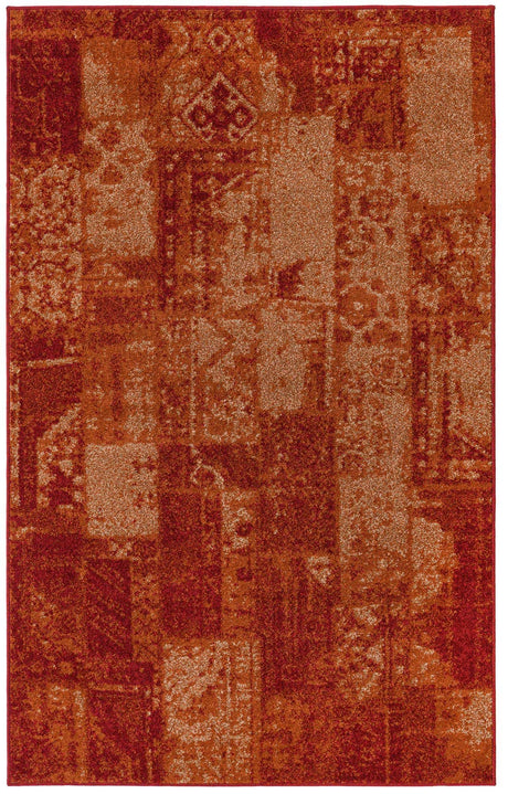 Terracotta 5' 3 x 8' Autumn Rectangle Area Rug 100% Polypropylene Durable Jute Backing Living Dining Room Bedroom Office Modern Decor Carpet for Sale at Rug Engine