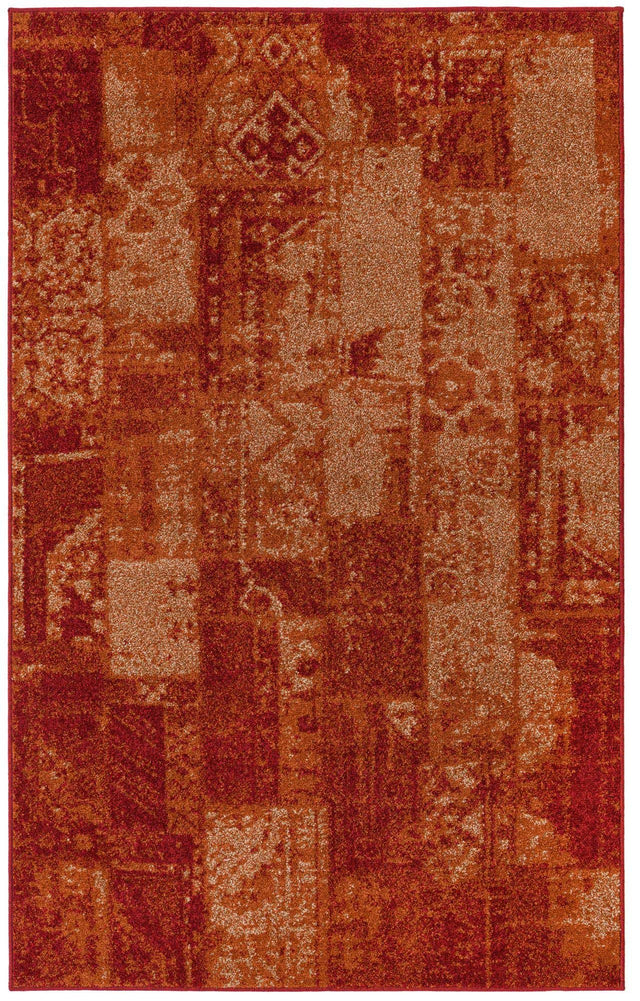 Terracotta 5' 3 x 8' Autumn Rectangle Area Rug 100% Polypropylene Durable Jute Backing Living Dining Room Bedroom Office Modern Decor Carpet for Sale at Rug Engine