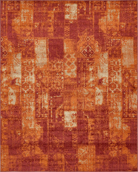 Terracotta 7' 10 x 10' Autumn Rectangle Area Rug 100% Polypropylene Durable Jute Backing Living Dining Room Bedroom Office Modern Decor Carpet for Sale at Rug Engine