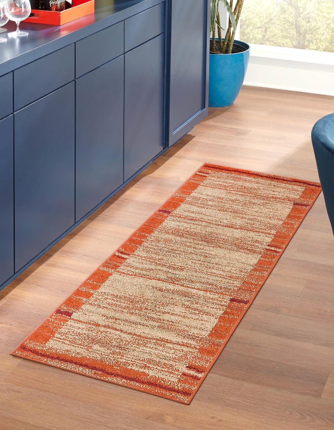 Beige 2' 7 x 10' Autumn Runner Area Rug 100% Polypropylene Durable Jute Backing Living Dining Room Bedroom Office Modern Decor Carpet for Sale at Rug Engine