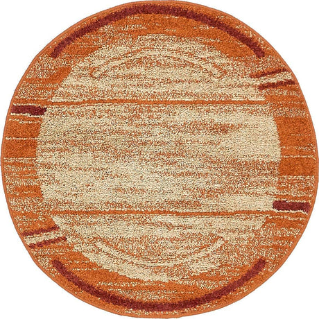 Beige 3' 1 x 3' 1 Autumn Round Area Rug 100% Polypropylene Durable Jute Backing Living Dining Room Bedroom Office Modern Decor Carpet for Sale at Rug Engine