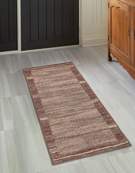 Brown 2' 7 x 10' Autumn Runner Area Rug 100% Polypropylene Durable Jute Backing Living Dining Room Bedroom Office Modern Decor Carpet for Sale at Rug Engine
