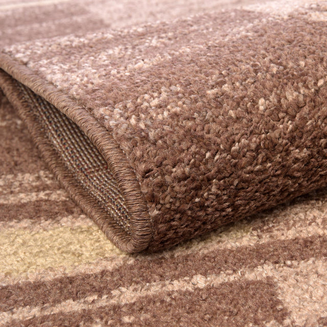 Brown 9' x 12' Autumn Rectangle Area Rug 100% Polypropylene Durable Jute Backing Living Dining Room Bedroom Office Modern Decor Carpet for Sale at Rug Engine