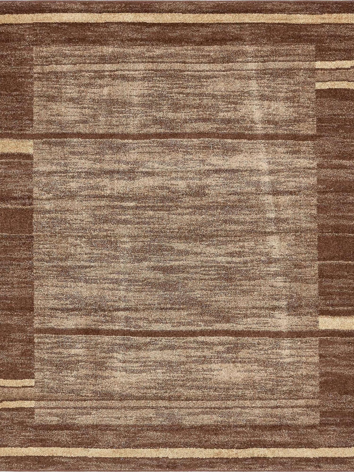 Brown 7' 10 x 10' Autumn Rectangle Area Rug 100% Polypropylene Durable Jute Backing Living Dining Room Bedroom Office Modern Decor Carpet for Sale at Rug Engine