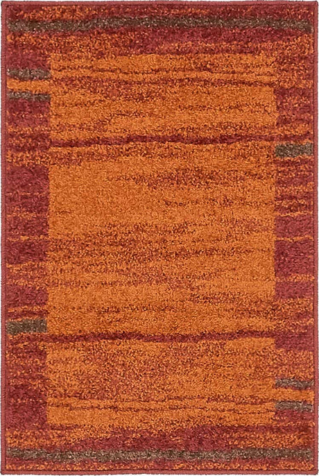 Terracotta 2' x 3' 1 Autumn Rectangle Area Rug 100% Polypropylene Durable Jute Backing Living Dining Room Bedroom Office Modern Decor Carpet for Sale at Rug Engine