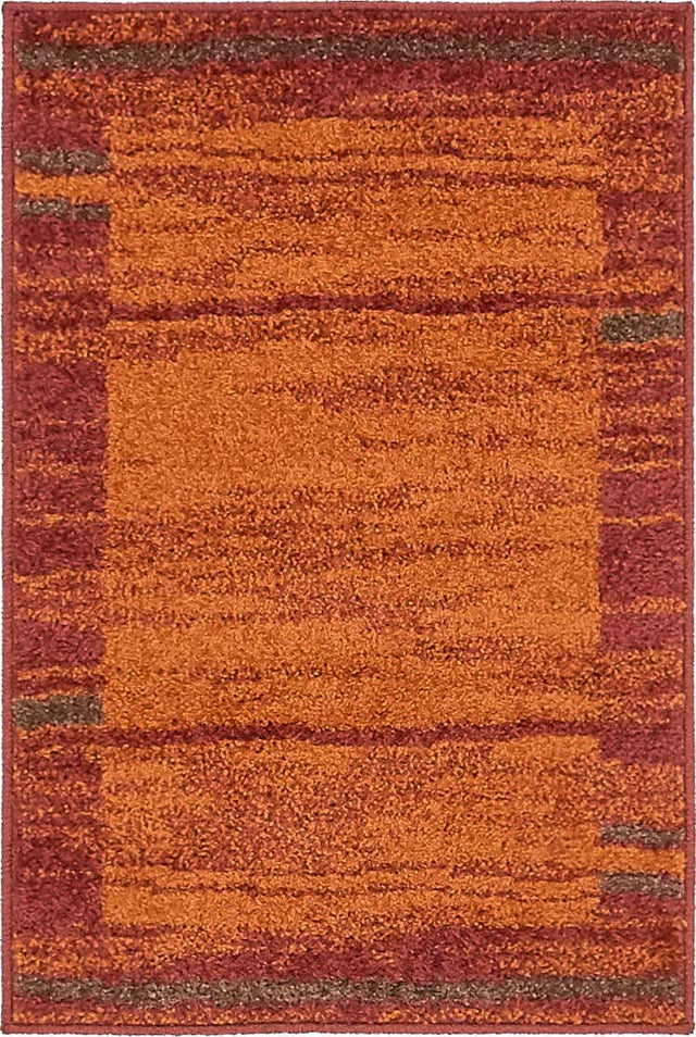 Terracotta 2' x 3' 1 Autumn Rectangle Area Rug 100% Polypropylene Durable Jute Backing Living Dining Room Bedroom Office Modern Decor Carpet for Sale at Rug Engine