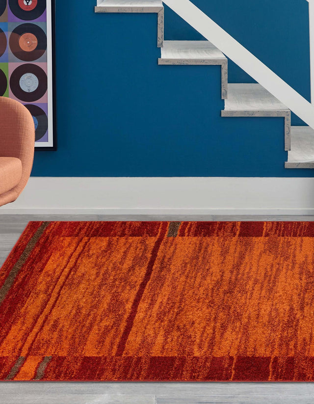 Terracotta 7' 10 x 11' Autumn Rectangle Area Rug 100% Polypropylene Durable Jute Backing Living Dining Room Bedroom Office Modern Decor Carpet for Sale at Rug Engine