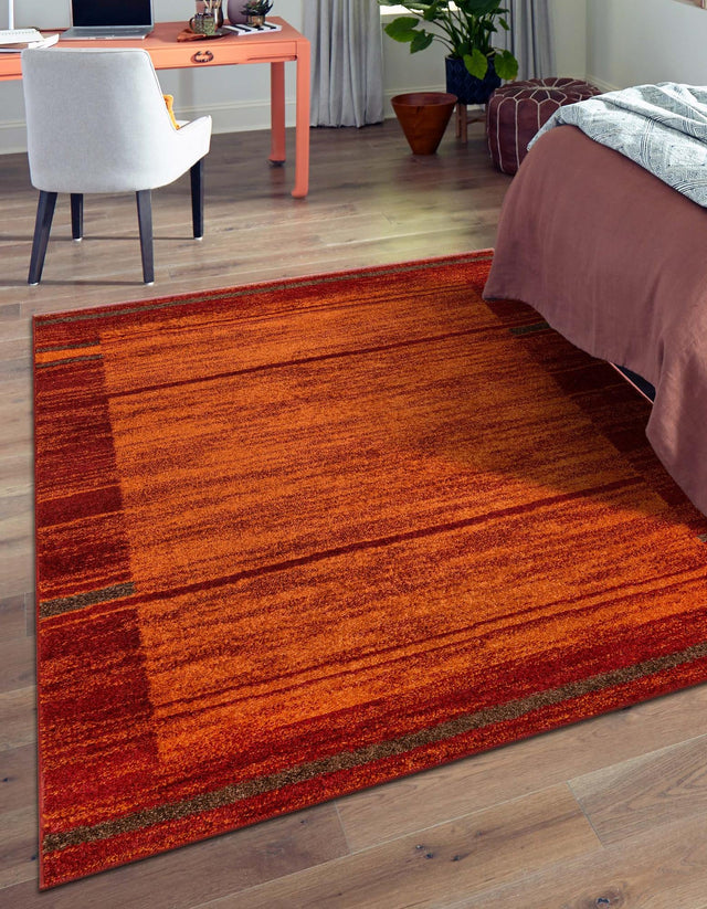 Terracotta 7' 10 x 11' Autumn Rectangle Area Rug 100% Polypropylene Durable Jute Backing Living Dining Room Bedroom Office Modern Decor Carpet for Sale at Rug Engine