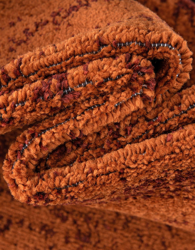 Terracotta 9' x 12' Autumn Rectangle Area Rug 100% Polypropylene Durable Jute Backing Living Dining Room Bedroom Office Modern Decor Carpet for Sale at Rug Engine