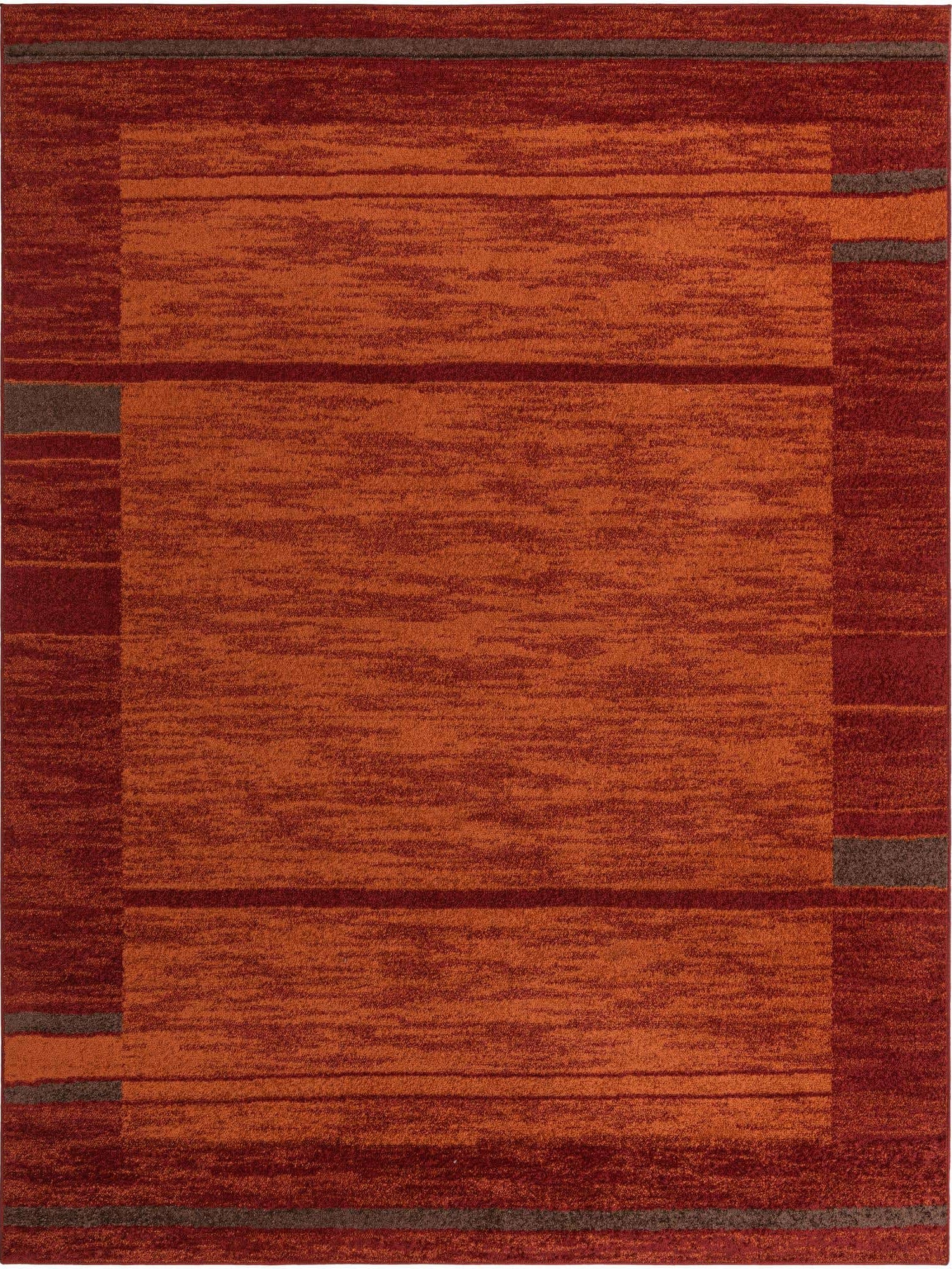 Terracotta 9' x 12' Autumn Rectangle Area Rug 100% Polypropylene Durable Jute Backing Living Dining Room Bedroom Office Modern Decor Carpet for Sale at Rug Engine