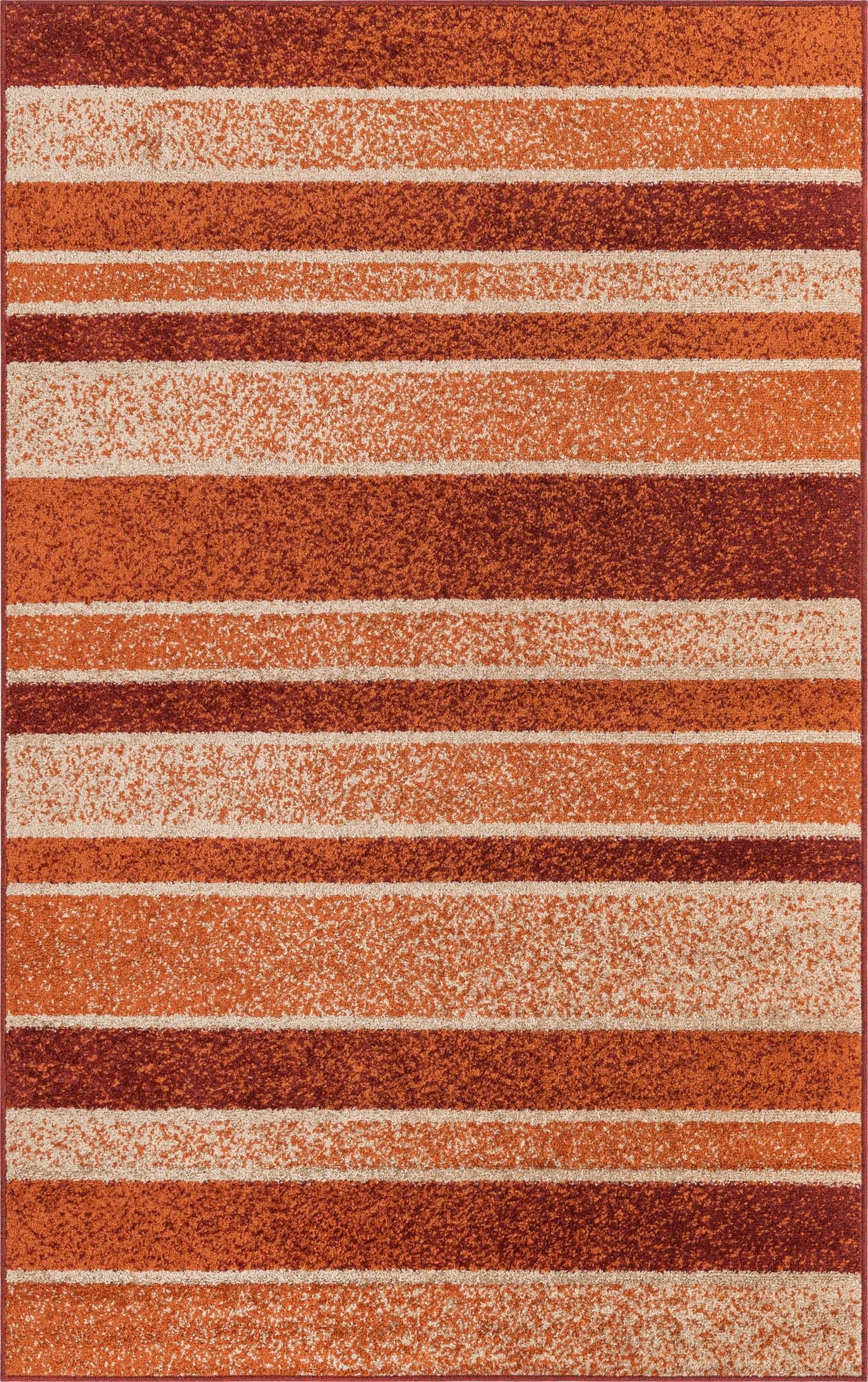 Rust Red 5' 1 x 8' Autumn Rectangle Area Rug 100% Polypropylene Durable Jute Backing Living Dining Room Bedroom Office Modern Decor Carpet for Sale at Rug Engine