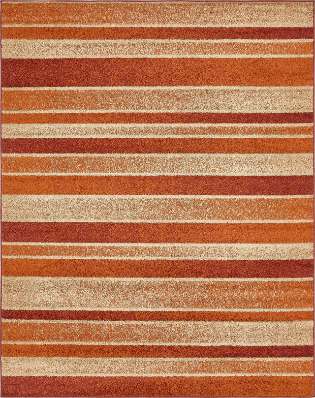 Rust Red 8' x 10' Autumn Rectangle Area Rug 100% Polypropylene Durable Jute Backing Living Dining Room Bedroom Office Modern Decor Carpet for Sale at Rug Engine