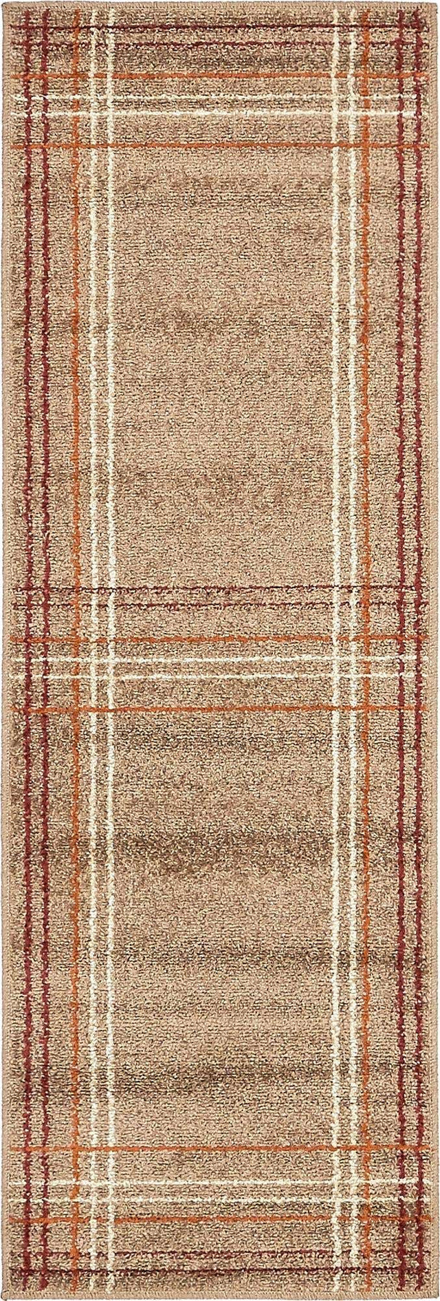 Light Brown 2' x 6' 1 Autumn Runner Area Rug 100% Polypropylene Durable Jute Backing Living Dining Room Bedroom Office Modern Decor Carpet for Sale at Rug Engine