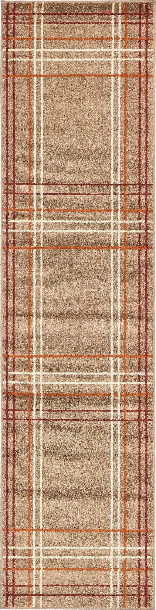 Light Brown 2' 7 x 10' Autumn Runner Area Rug 100% Polypropylene Durable Jute Backing Living Dining Room Bedroom Office Modern Decor Carpet for Sale at Rug Engine