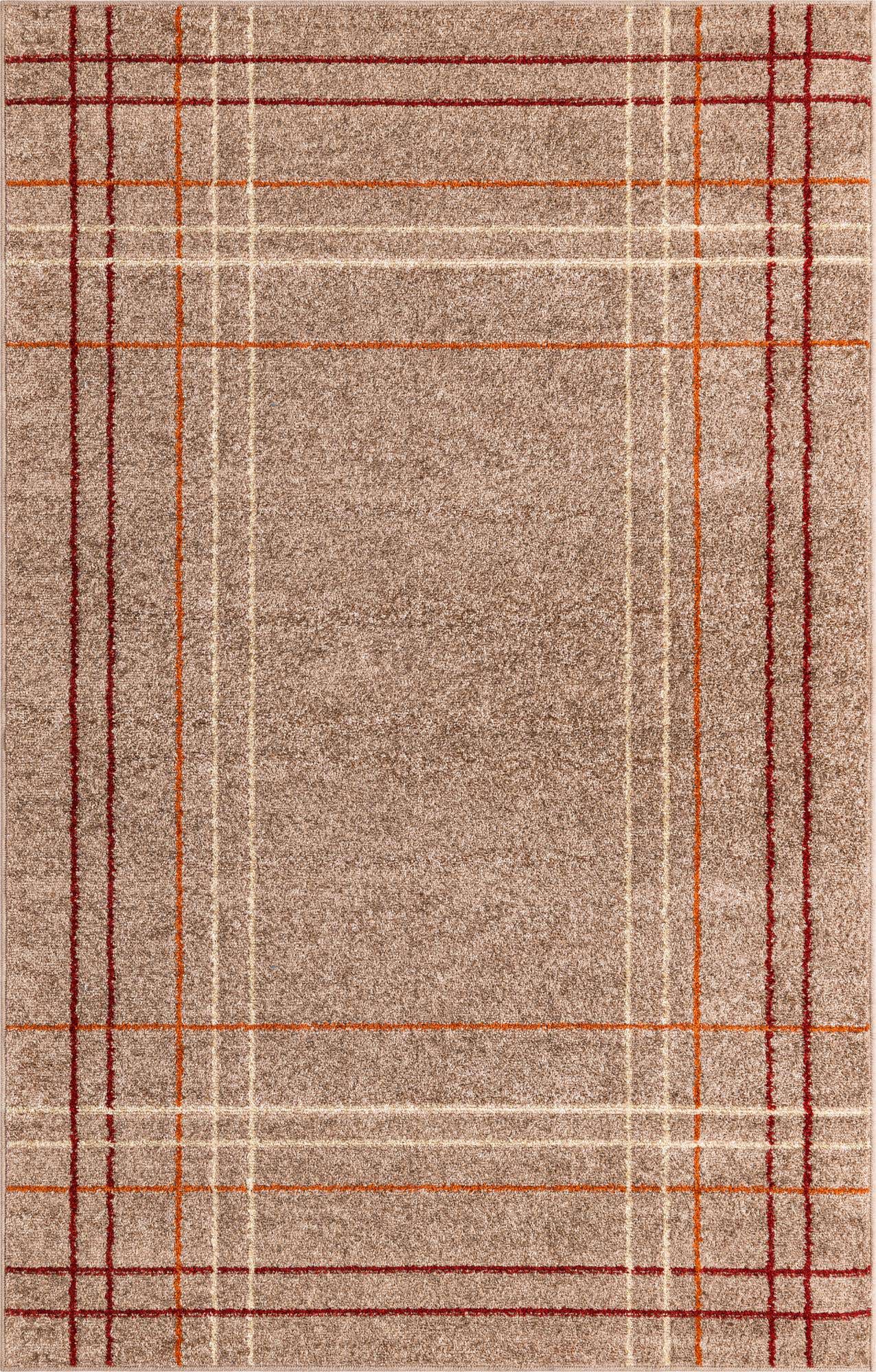 Light Brown 5' 3 x 8' Autumn Rectangle Area Rug 100% Polypropylene Durable Jute Backing Living Dining Room Bedroom Office Modern Decor Carpet for Sale at Rug Engine
