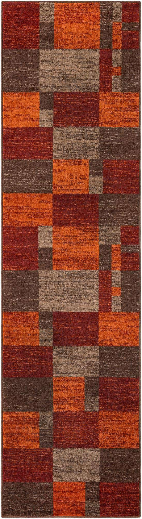 Multicolor 2' 7 x 10' Autumn Runner Area Rug 100% Polypropylene Durable Jute Backing Living Dining Room Bedroom Office Modern Decor Carpet for Sale at Rug Engine